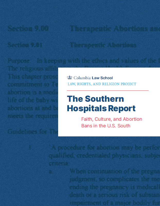Cover page of the Southern Hospitals Report